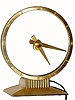 C.1955, Jefferson Electric Co., Bellwood, IL, "GOLDEN HOUR" 110 volt mystery clock