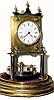 C.1883, Jahresuhrenfabrik, Triberg, Germany. Anton Harder patent model 400-day clock