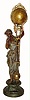C.1895, Ansonia "Juno Swing" Clock in very good original condition.