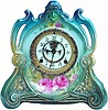 C.1901, Ansonia, La Chapelle, Royal Bonn porcelain china clock in excellent original condition.