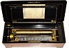 C.1890, Swiss, B. A. Bremond, 6-tune forte piano cylinder music box, in very good original condition.
