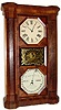 C.1865, Seth Thomas Clock Co., Plymouth Hollow, Conn., 8-day, 2-weight, Parlor Calendar in rosewood.