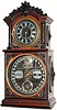 C.1885, Ithaca Calendar Clock Co., "Parlor No. 3 1/2" , in generally good condition, with restoration.
