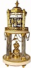 C.1790, French, Louis XVI, "Temple de l'Amour" annular dial mantel clock in good condition.