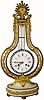 C.1870, French, "Pendule Lyre" in the style of Louis XV,
