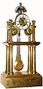 C.1845, French, Le Roy, Paris, 2-Train Skeleton Clock, in very good original condition.