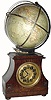 C.1900, German, 30-Hour Globe Clock.