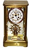 C.1900, French 8-day time and strike crystal regulator.