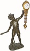 C.1910, German, Junghans, BATBOY swing clock in excellent original condition.