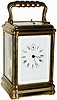 C.1875, French, Soldano, Gorge Cased carriage clock