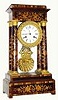C.1880, Grange and Betout, Paris, French 8-day time/strike four pillar mantel clock.