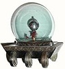 C.1950, Japan, Art Deco Annular Dial clock, with animated fish in globe .