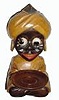 C.1930, German, Oswald Uhrenfabrik, GENIE, rotating eye clock, in excellent original condition.