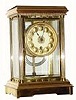 C.1890, Boston Clock Co., "Delphus" 8-day time/strike crystal regulator in very good condition.