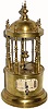 C.1900, French Conical (Rotary) Pendulum Annular dial alarm clock.