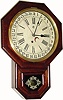 C.1895, Waterbury Clock Co., 8-day 12 Inch Drop Octagon Calendar , clock in good original condition.