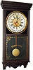 C.1908, Session Clock Co., "Regulator E" 8-day time and calendar store regulator, in good original condition.
