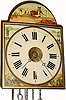 C.1900, German 30-hour time/strike/alarm wag on the wall clock in very good original condition.