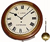 C.1900, English, F. Lowin, Eastbourne, 8-day fusee gallery timepiece in very good condition.