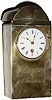 C.1810, English, Davies, Chester, primitive travel-alarm clock, signed by the maker.