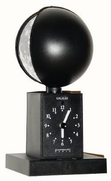 C.1990, Galilea, quartz movement desk clock with calendar and moon phase. — Antique Clocks Price Guide