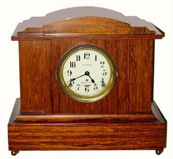 C.1910, Seth Thomas Clock Co., "Chime Clock No. 1", 8-day Sonora chime on 4 bells mantle clock. — Antique Clocks Price Guide