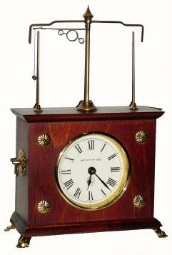 C.1969, Horolovar Co., New York, reproduction, of the famous "Ignatz" flying Pendulum clock. — Antique Clocks Price Guide
