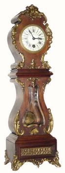 C.1910, French 8-day miniature Louis XVI tall clock timepiece. — Antique Clocks Price Guide
