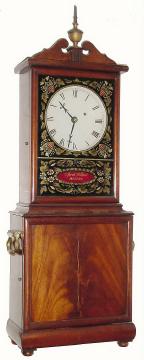 C.1960, 8-day reproduction Massachusetts shelf timepiece, with the tablet signed, Aaron Willard, Boston. — Antique Clocks Price Guide