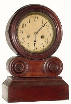 C.1865, E. Ingraham and Co. 30-hour "Grecian" model. — Antique Clocks Price Guide