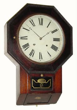 C.1858, E. N. Welch at the old stand late J. C. Brown, Forestville, CT. — Antique Clocks Price Guide