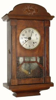 C.1920, German, 30-hour time and musical alarm wall clock. — Antique Clocks Price Guide
