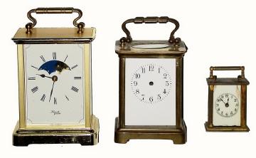 Parts lot of carriage clocks. — Antique Clocks Price Guide