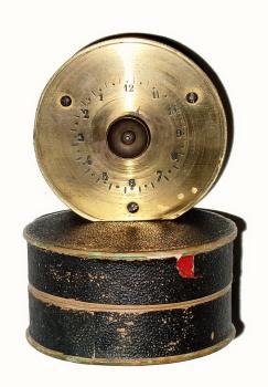 C.1900, French, 12 hour timer/alarm, rim wind. — Antique Clocks Price Guide
