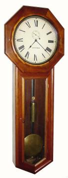 C.1910, Seth Thomas, "Regulator No. 18" in walnut and in very good to excellent condition. — Antique Clocks Price Guide