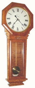 C.1900, New Haven Clock Co., "ADMIRAL" wall clock in excellent restored condition (with original dial). — Antique Clocks Price Guide