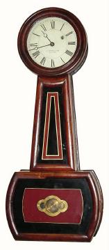 C.1900, E. Howard and Co., Boston, "No. 5 Banjo" in generally good condition. — Antique Clocks Price Guide