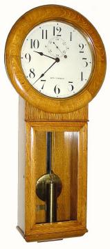 C.1915, Seth Thomas Clock Co., "Regulator No. 2" in oak, and in excellent condition. — Antique Clocks Price Guide