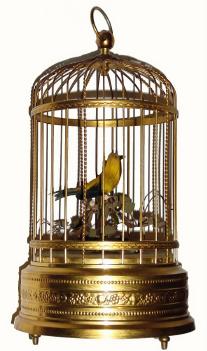 C.1935, German, Singing Bird in Cage, and in excellent original condition. — Antique Clocks Price Guide