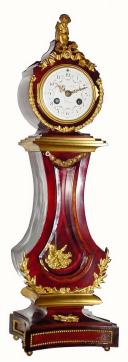 C.1880, French, Paris, Miniature tall case clock 8-day time and strike on a bell. — Antique Clocks Price Guide