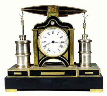 C.1880, French, Automaton "Beam Engine" a bronze and silvered Industrial mantel timepiece, — Antique Clocks Price Guide