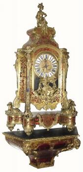 C.1870, French, Boulle Style Bracket clock with restorations. — Antique Clocks Price Guide