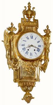 C.1880, French, Ormolu Cartel clock in excellent restored condition. — Antique Clocks Price Guide