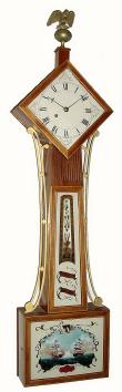 C.1980, Reproduction of a Daniel Munroe Diamond Head banjo. — Antique Clocks Price Guide