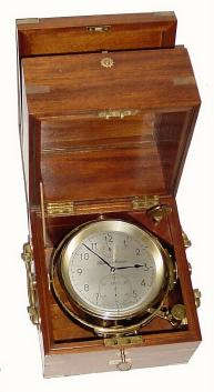 C.1950, Thomas Mercer, St. Albans, England, 8-day fusee ship's chronometer. — Antique Clocks Price Guide