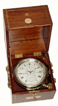 C.1900, American, J. B. Mayo, Chicago, 8-day ship's chronometer. — Antique Clocks Price Guide