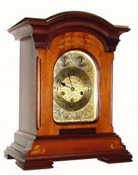 C.1900, German, Junghans, Westminster chime mantle clock 8-day. Chimes on the quarter hour. — Antique Clocks Price Guide