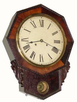Mixed lot: C.1845 C. Jerome ripple drop octagon case, — Antique Clocks Price Guide
