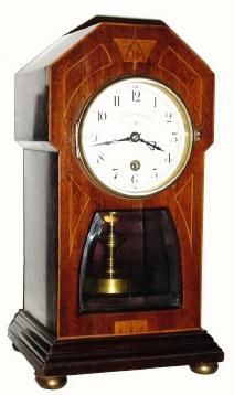 C.1906, Germany, probably Jahresuhrenfabrik, 400-day timepiece, for the French market. — Antique Clocks Price Guide