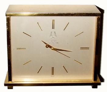 C.1965, Swiss, Bulova ACCUTRON desk clock in good original condition. — Antique Clocks Price Guide